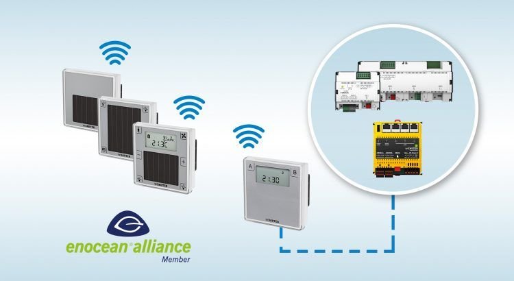 New EnOcean wireless room units for smart room automation
